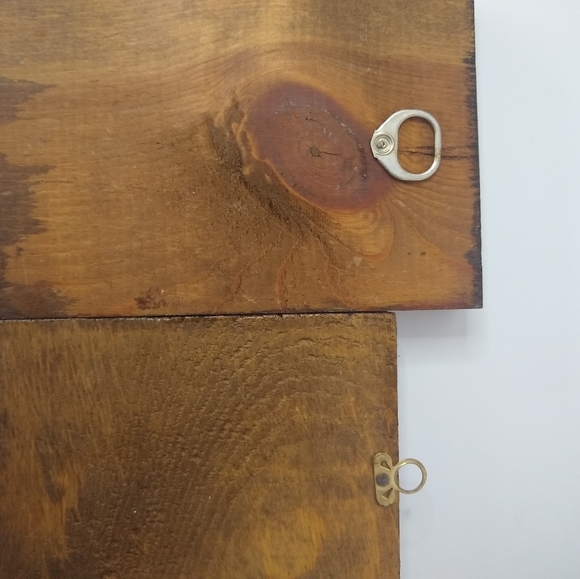 Vintage woodland critters shellac handmade wall decor birds duck chipmunk snail - Picture 5 of 11